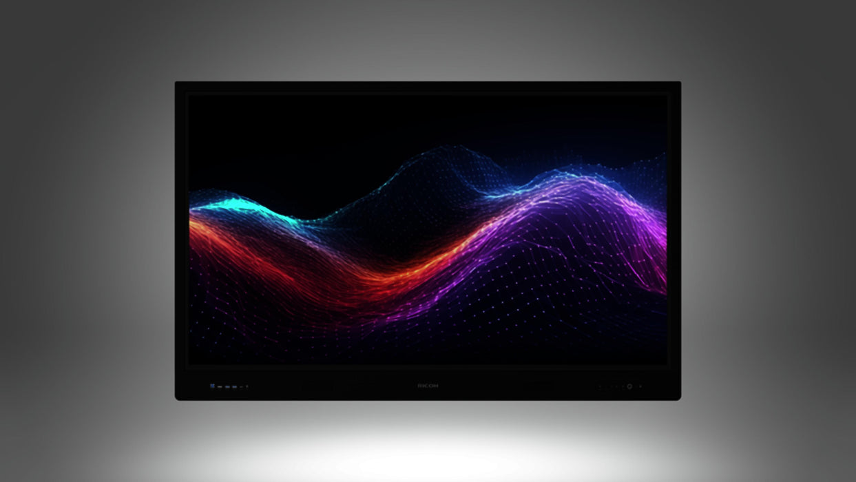 Interactive display RICOH A7510, 75", 3840 x 2160, HDMI, DP, Android 13, USB, Multi-touch, Black