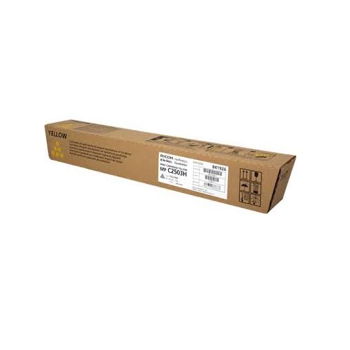 Toner cartridge Ricoh MPC2503H, 9500 copies, Aficio MPC2011SP, Yellow