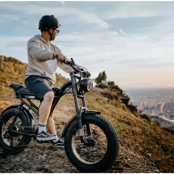 Electric bike Riding Times Z8 S Black, 15 degrees