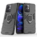 Ring Armor Case for Xiaomi Redmi Note 12 5G / Poco X5 5G Armor Cover Magnetic Holder Ring Black - Cell phone cases