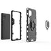 Ring Armor Case Kickstand Tough Rugged Cover for Samsung Galaxy A42 5G black - Cell phone cases and covers<<<HurtelXML