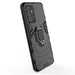 Ring Armor Case Kickstand Tough Rugged Cover for Samsung Galaxy A72 4G black - Cell phone cases and covers<<<HurtelXML