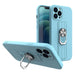 Ring Case silicone case with finger grip and stand for iPhone 13 Pro light blue - Cell phone cases