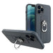Ring Case silicone case with finger grip and stand for Samsung Galaxy S21 5G dark blue - Cell phone cases