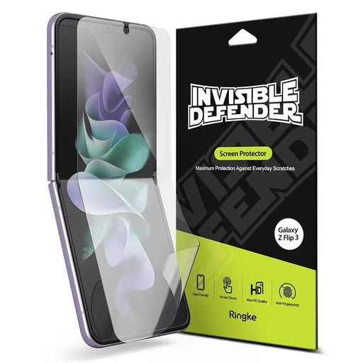 Ringke 2pcs Screen Protector Film for Samsung Galaxy Z Flip 3 Screen Protector (S19P043) - Cell phone protection