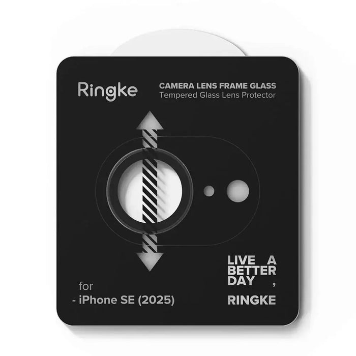 Ringke Camera Frame Protector 2-pack for iPhone 16e - Black - Cell phone tempered glass<<<HurtelXML