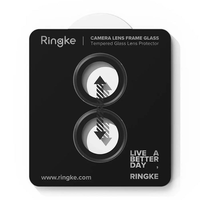 Ringke Camera Frame Protector 2-pack for iPhone 17 - Black - Cell phone tempered glass<<<HurtelXML