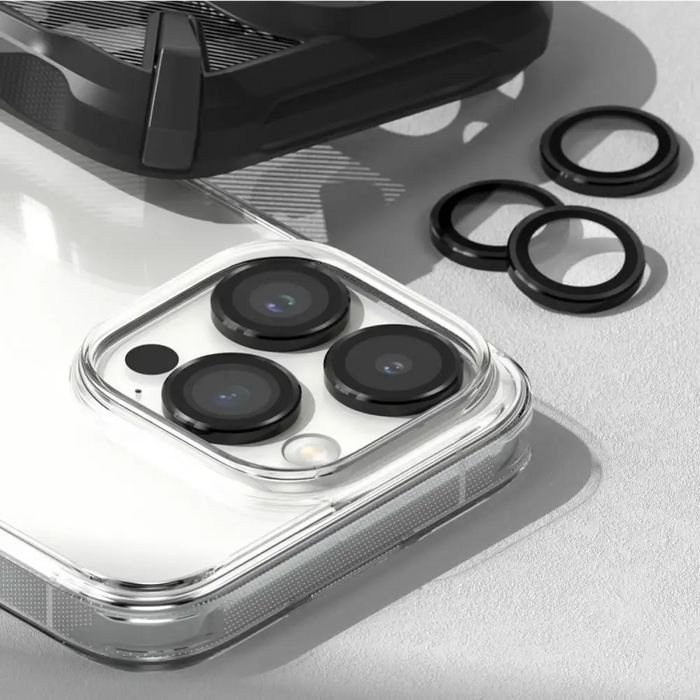 Ringke Camera Frame Protector for iPhone 15 Pro - Black - Cell phone tempered glass<<<HurtelXML