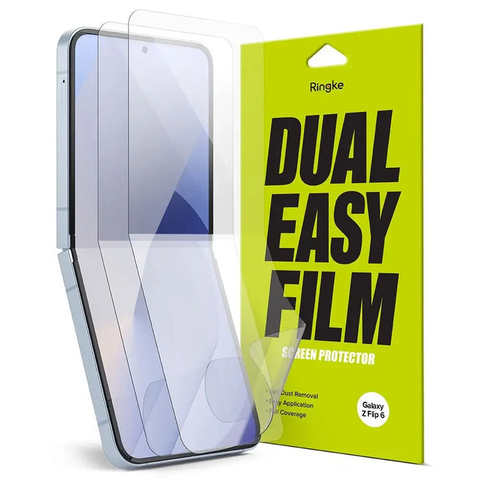 Ringke Dual Easy 2-pack Screen Protector for Samsung Galaxy Z Flip 6 - Cell phone protection film<<<HurtelXML
