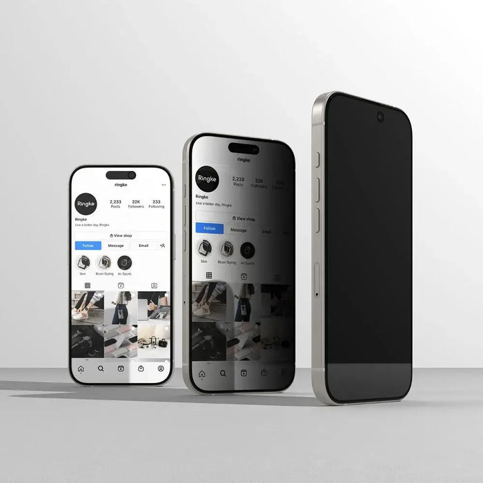 Ringke Easy Slide 2-pack Privacy Glass for Samsung Galaxy S25 - Cell phone tempered glass<<<HurtelXML