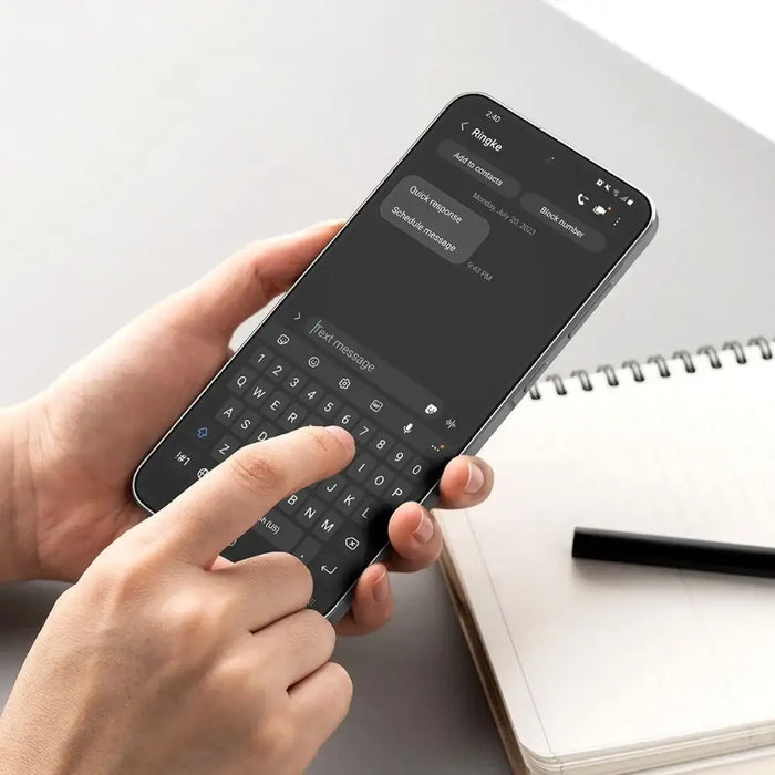 Ringke Easy Slide 2-pack tempered glass for Samsung Galaxy A56 5G - transparent - Cell phone tempered glass<<<HurtelXML