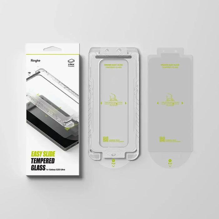 Ringke Easy Slide 2-pack tempered glass for Samsung Galaxy S25 Ultra - Cell phone tempered glass<<<HurtelXML