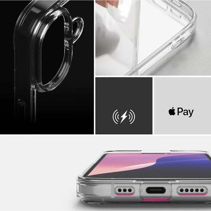 Ringke Fusion iPhone 16 Case - Clear - Cell phone cases and covers<<<HurtelXML&&&iPhone