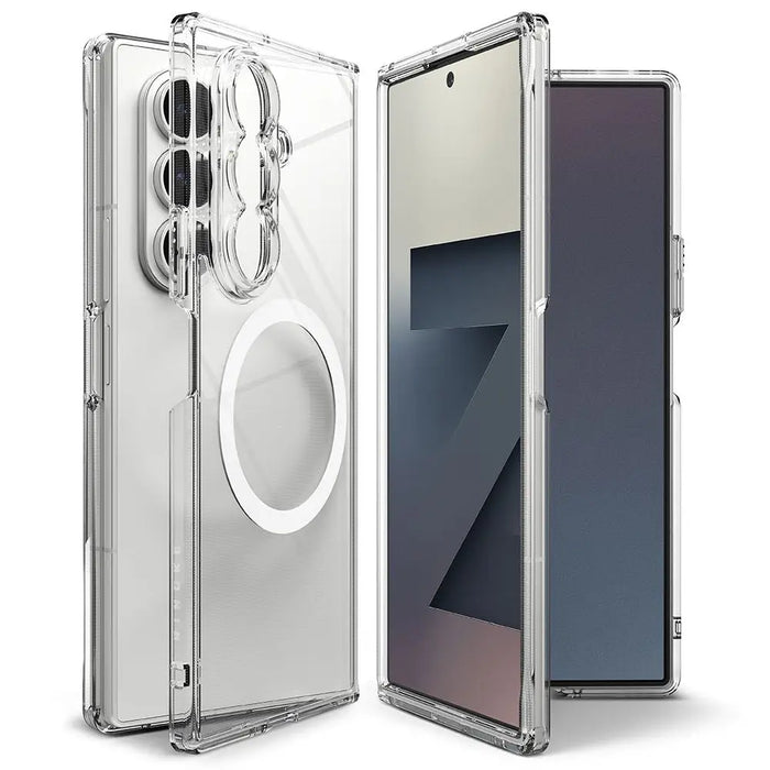 Ringke Fusion Magnetic MagSafe Case for Samsung Galaxy Z Fold 7 - Clear - Cell phone cases and covers<<<HurtelXML