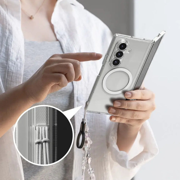 Ringke Fusion Magnetic MagSafe Case for Samsung Galaxy Z Fold 7 - Clear - Cell phone cases and covers<<<HurtelXML