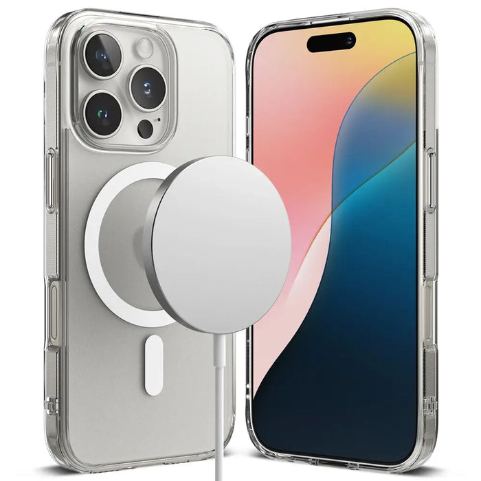 Ringke Fusion MagSafe iPhone 16 Pro Case - Clear Matte - Cell phone cases and covers<<<HurtelXML&&&iPhone 16
