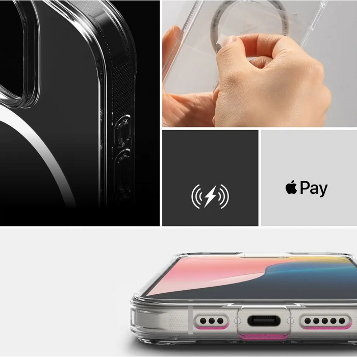 Ringke Fusion MagSafe iPhone 16 Pro Case - Clear Matte - Cell phone cases and covers<<<HurtelXML&&&iPhone 16