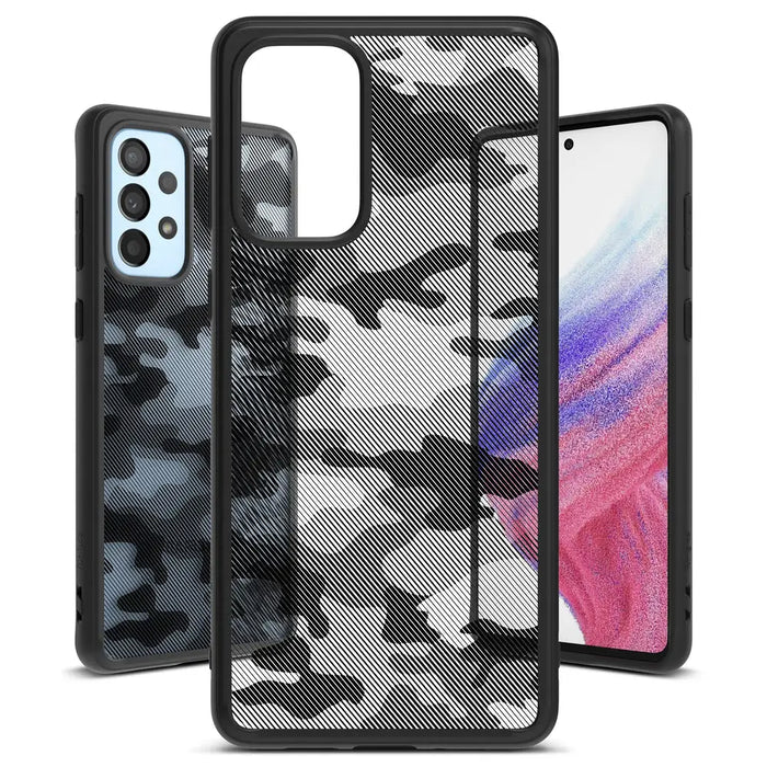 Ringke Fusion Matte tpu case with frame for Samsung Galaxy A73 black - Cell phone cases and covers<<<HurtelXML