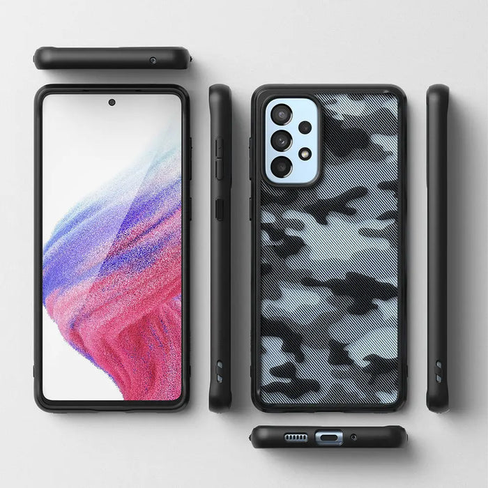 Ringke Fusion Matte tpu case with frame for Samsung Galaxy A73 black - Cell phone cases and covers<<<HurtelXML