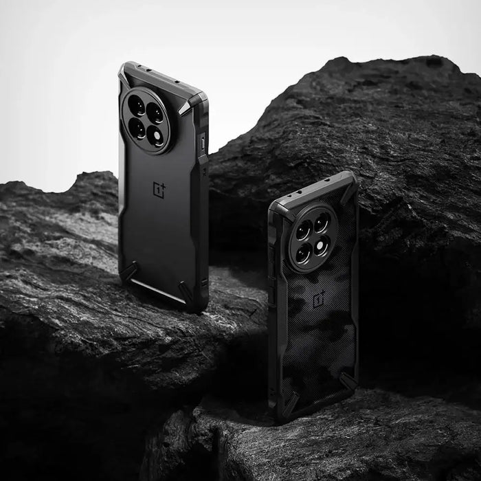 Ringke Fusion X Case for OnePlus 13R - Clear Black - Cell phone cases and covers<<<HurtelXML