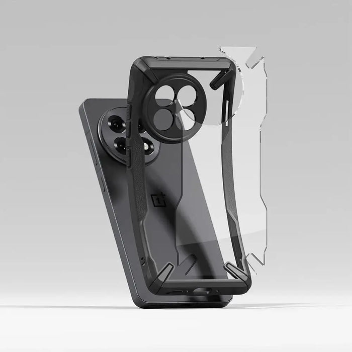 Ringke Fusion X Case for OnePlus 13R - Clear Black - Cell phone cases and covers<<<HurtelXML