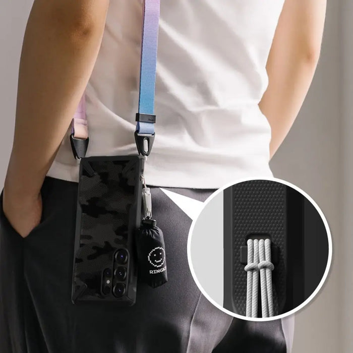 Ringke Fusion X Case for Samsung Galaxy S25 Ultra - Black Camo - Cell phone cases and covers<<<HurtelXML