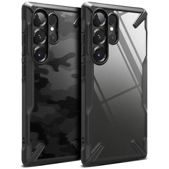 Ringke Fusion X Case for Samsung Galaxy S25 Ultra - Black Camo - Cell phone cases and covers<<<HurtelXML