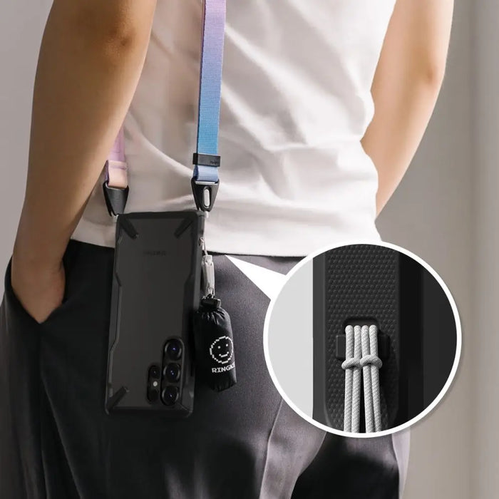 Ringke Fusion X Case for Samsung Galaxy S25 Ultra - Black - Cell phone cases and covers<<<HurtelXML