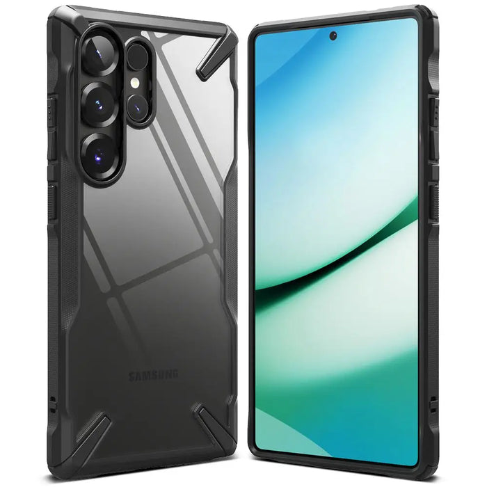 Ringke Fusion X Case for Samsung Galaxy S25 Ultra - Black - Cell phone cases and covers<<<HurtelXML