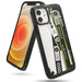 Ringke Fusion X Design durable PC Case with TPU Bumper for iPhone 12 mini black (Ticket band) (XDAP0018) - Cell phone