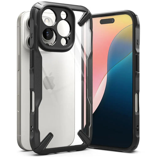 Ringke Fusion X iPhone 16 Pro Case - Black - Cell phone cases and covers<<<HurtelXML&&&iPhone 16