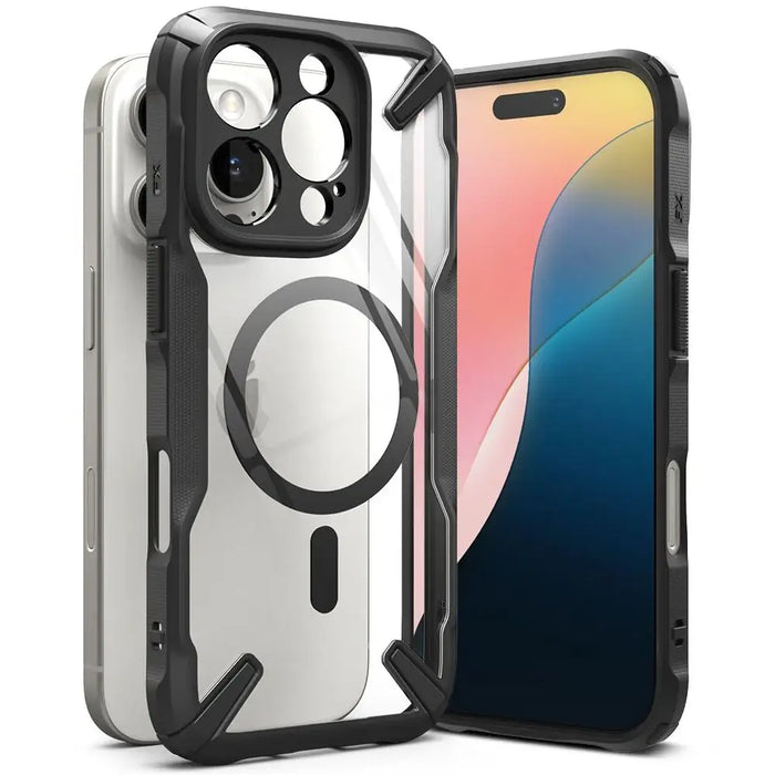 Ringke Fusion X MagSafe Case for Iphone 16 Pro - Black - Cell phone cases and covers<<<HurtelXML