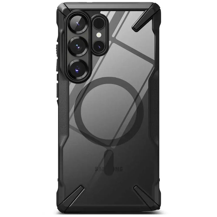 Ringke Fusion X MagSafe Case for Samsung Galaxy S25 Ultra - Black - Cell phone cases and covers<<<HurtelXML
