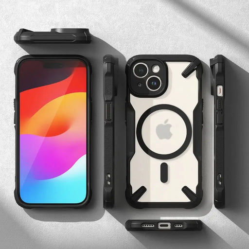 Ringke Fusion X MagSafe iPhone 15 Plus Case - Matte Black - Cell phone cases and covers<<<HurtelXML