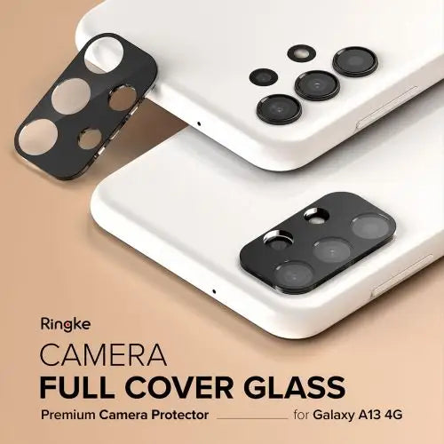 Ringke Galaxy A13 4G Camera Protector Full Cover Glass package (3 pcs) Black - Wireless In-Ear Headphones