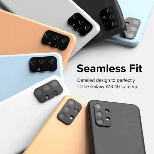 Ringke Galaxy A13 4G Camera Protector Full Cover Glass package (3 pcs) Black - Samsung