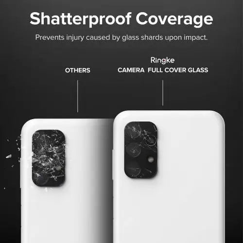 Ringke Galaxy A13 4G Camera Protector Full Cover Glass package (3 pcs) Black - Samsung