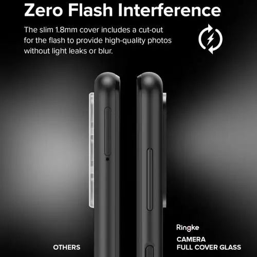 Ringke Galaxy A13 5G Camera Protector Full Cover Glass package (3 pcs) Black - Wireless In-Ear Headphones