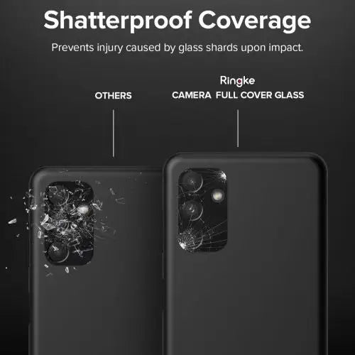 Ringke Galaxy A13 5G Camera Protector Full Cover Glass package (3 pcs) Black - Wireless In-Ear Headphones