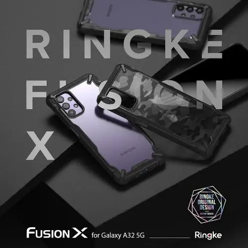 Ringke Galaxy A32 5G Case Fusion X Black - Wireless In-Ear Headphones