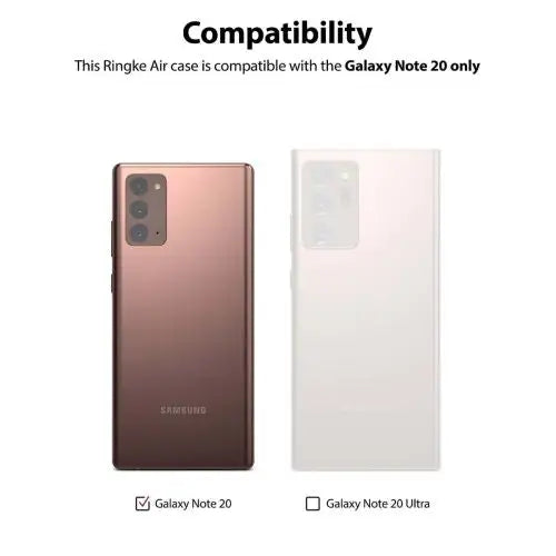 Ringke Galaxy Note 20 Case Air Smoke Black - Wireless In-Ear Headphones