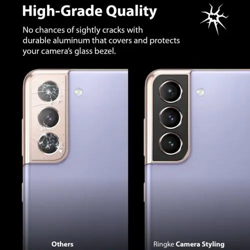 Ringke Galaxy S21+ Camera Styling camera island protector Black - Wireless In-Ear Headphones