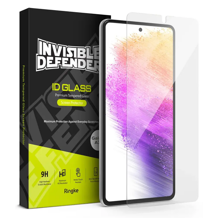 Ringke Invisible Defender ID Glass 2.5D 0.33mm screen protector for Samsung Galaxy A73 5G - Cell phone tempered