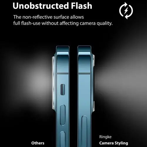 Ringke iPhone 12 Pro Camera Styling camera island protector Silver - iPhone 12 Pro Max<<<Accessories<<<Основна<<<DunaXML