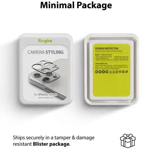 Ringke iPhone 12 Pro Camera Styling camera island protector Silver - iPhone 12 Pro Max<<<Accessories<<<Основна<<<DunaXML