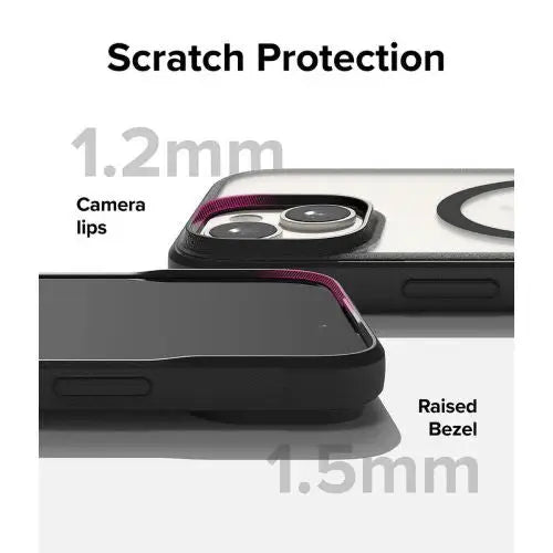 Ringke iPhone 15 Plus Case Fusion Bold Magnetic Matte Clear/ Black - Magnetic<<<Accessories<<<Основна<<<DunaXML