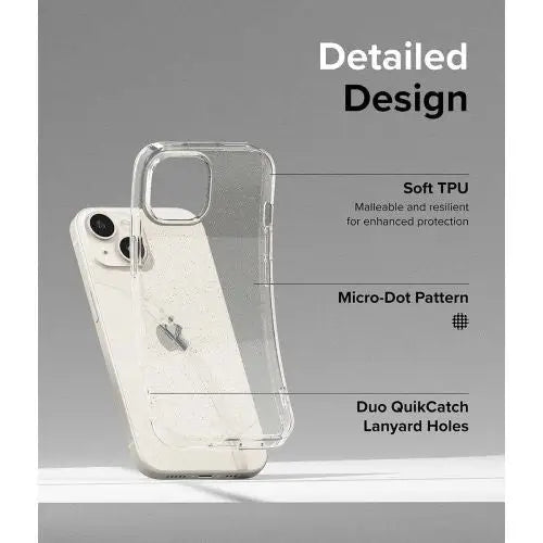 Ringke iPhone 15 Plus Case Slim Glitter Clear - iPhone 15 Plus<<<Accessories<<<Основна<<<DunaXML