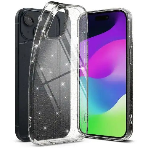 Ringke iPhone 15 Plus Case Slim Glitter Clear - iPhone 15 Plus<<<Accessories<<<Основна<<<DunaXML