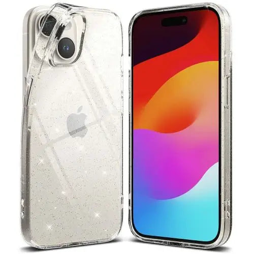 Ringke iPhone 15 Plus Case Slim Glitter Clear - iPhone 15 Plus<<<Accessories<<<Основна<<<DunaXML