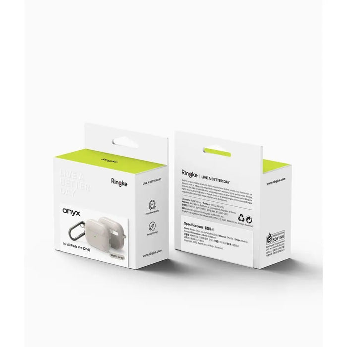 Ringke Onyx case for AirPods Pro 2 armored case for headphones gray - Cell phone cases and covers<<<HurtelXML